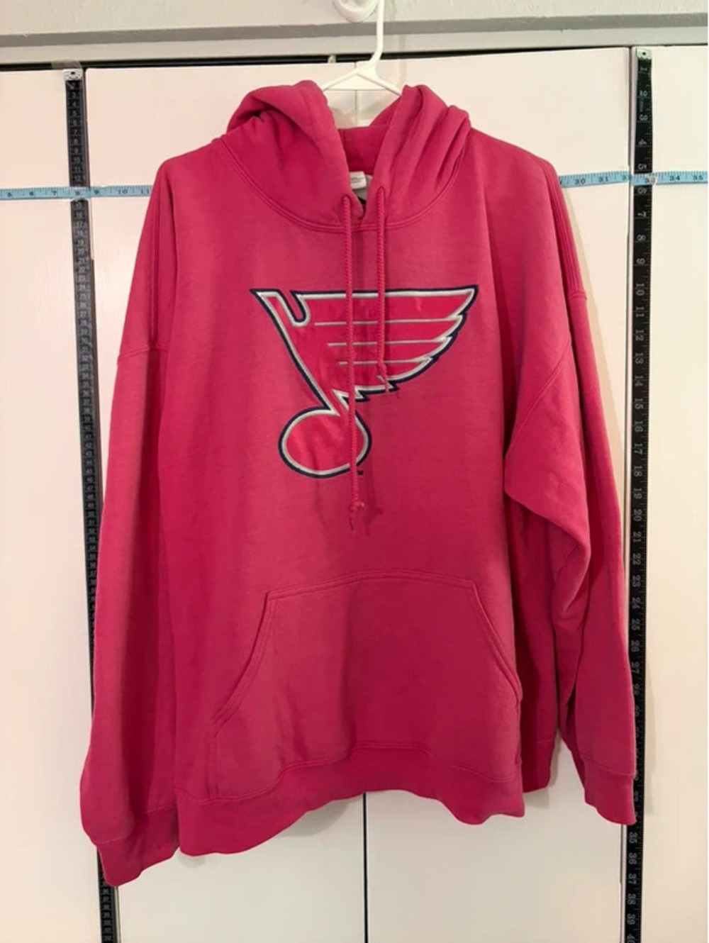 CI Sport St Louis Blues Pink Hoodie Sweatshirt NHL Hockey Women’s XL Logo nwot